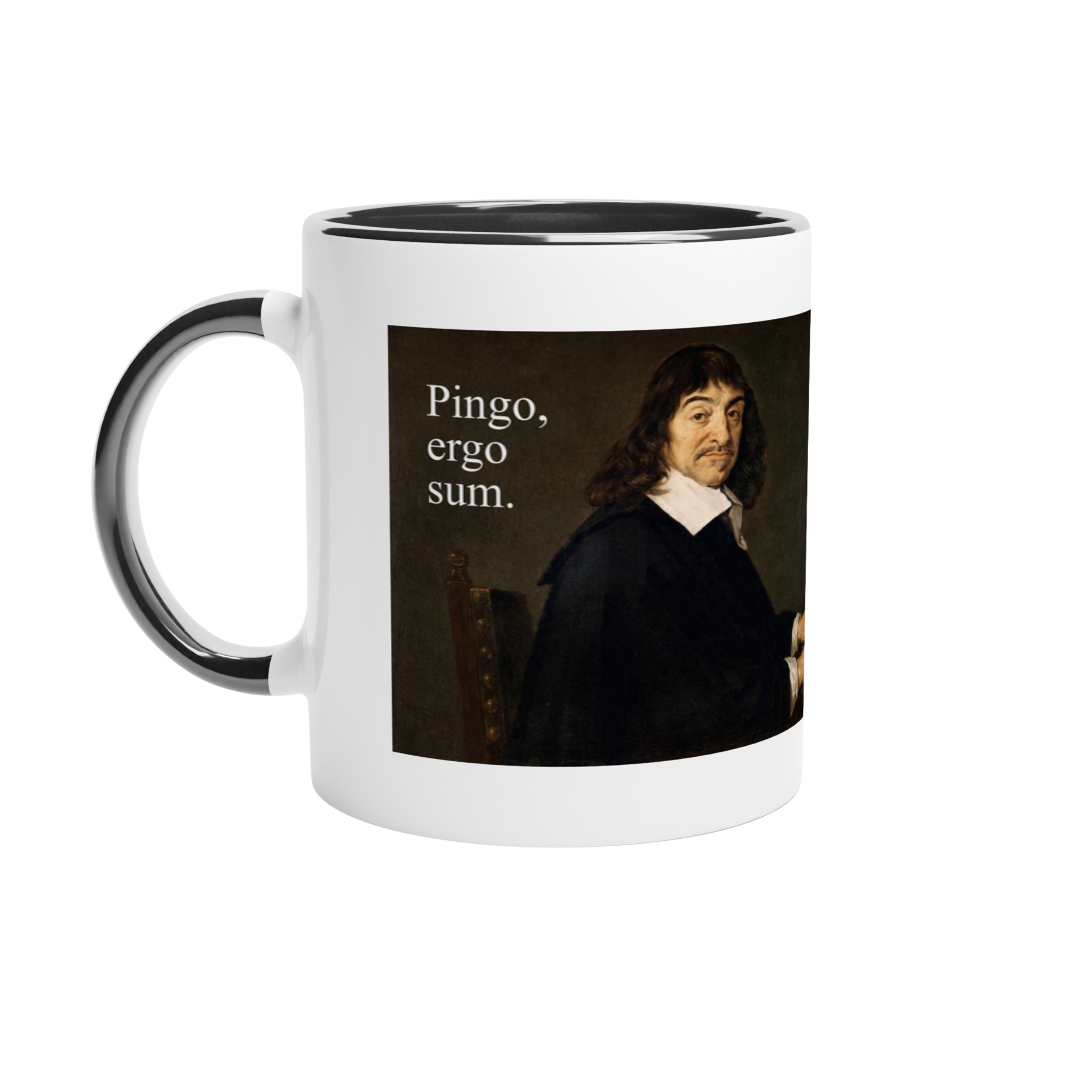 I Ping therefore I Am mug — product shot